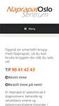Mobile Screenshot of naprapatoslo.net